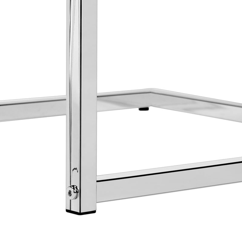 Monarch I 3639 Accent Table - Gray Cement/Chrome Metal IMAGE 7