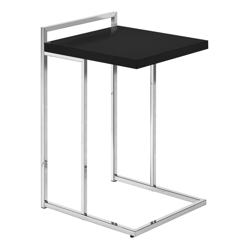 Monarch I 3640 Accent Table - Black/Chrome Metal IMAGE 1