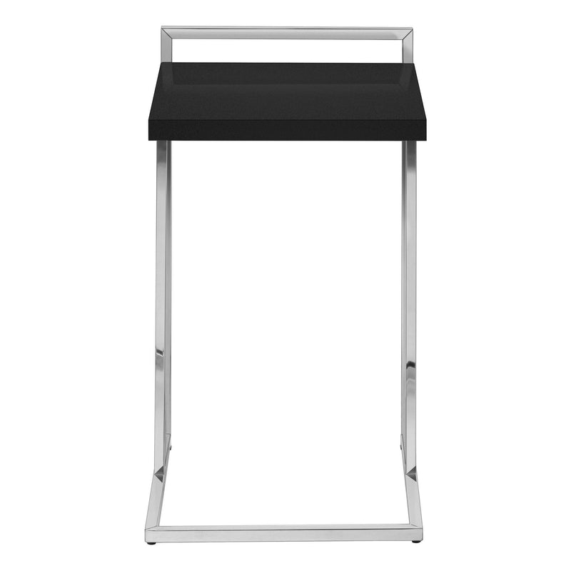 Monarch I 3640 Accent Table - Black/Chrome Metal IMAGE 3