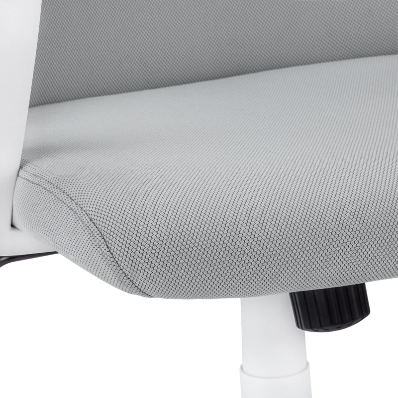Monarch I 7294 Office Chair - White/Grey Mesh IMAGE 7