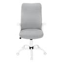 Monarch I 7324 Office Chair - White/Grey Fabric IMAGE 2
