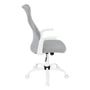 Monarch I 7324 Office Chair - White/Grey Fabric IMAGE 4