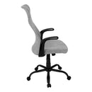 Monarch I 7325 Office Chair - Black/Dark Grey Fabric IMAGE 4