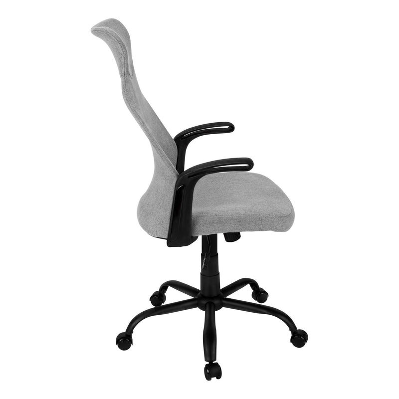 Monarch I 7325 Office Chair - Black/Dark Grey Fabric IMAGE 4