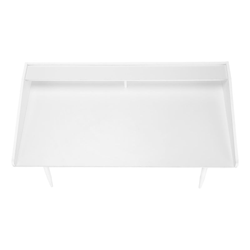 Monarch I 7535 Computer Desk - White/White Metal IMAGE 3