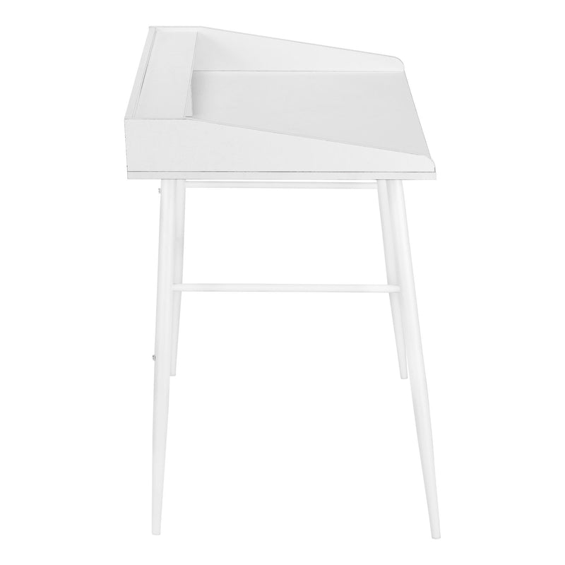 Monarch I 7535 Computer Desk - White/White Metal IMAGE 4
