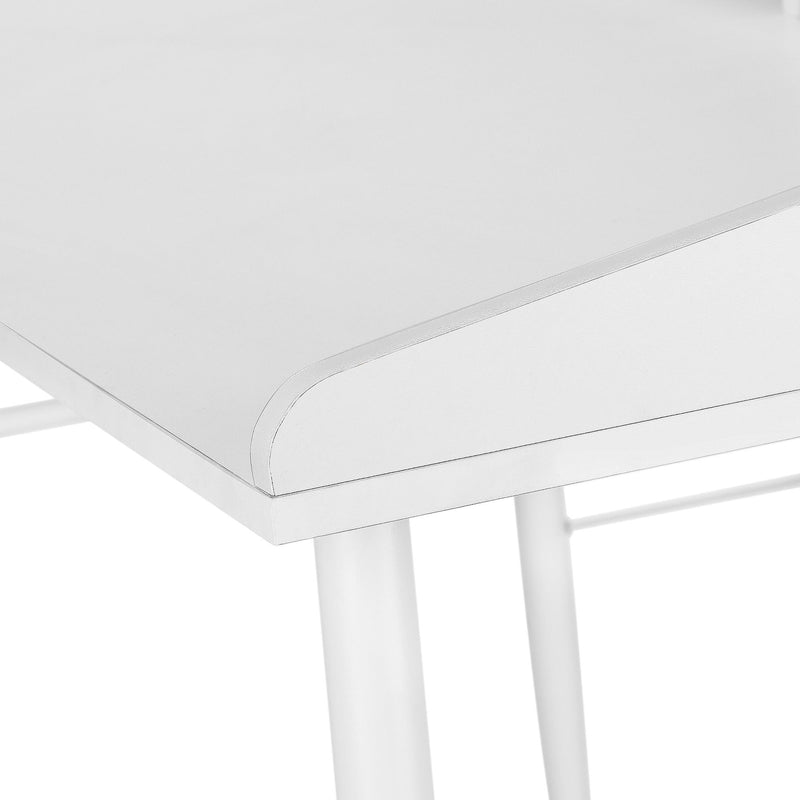 Monarch I 7535 Computer Desk - White/White Metal IMAGE 6
