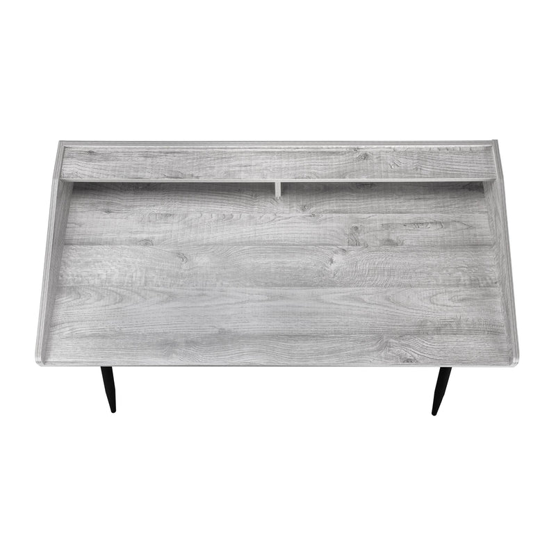 Monarch I 7541 Computer Desk - Grey/Black Metal IMAGE 3