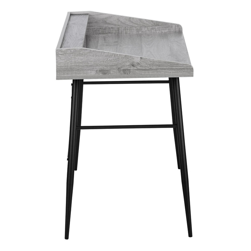 Monarch I 7541 Computer Desk - Grey/Black Metal IMAGE 4