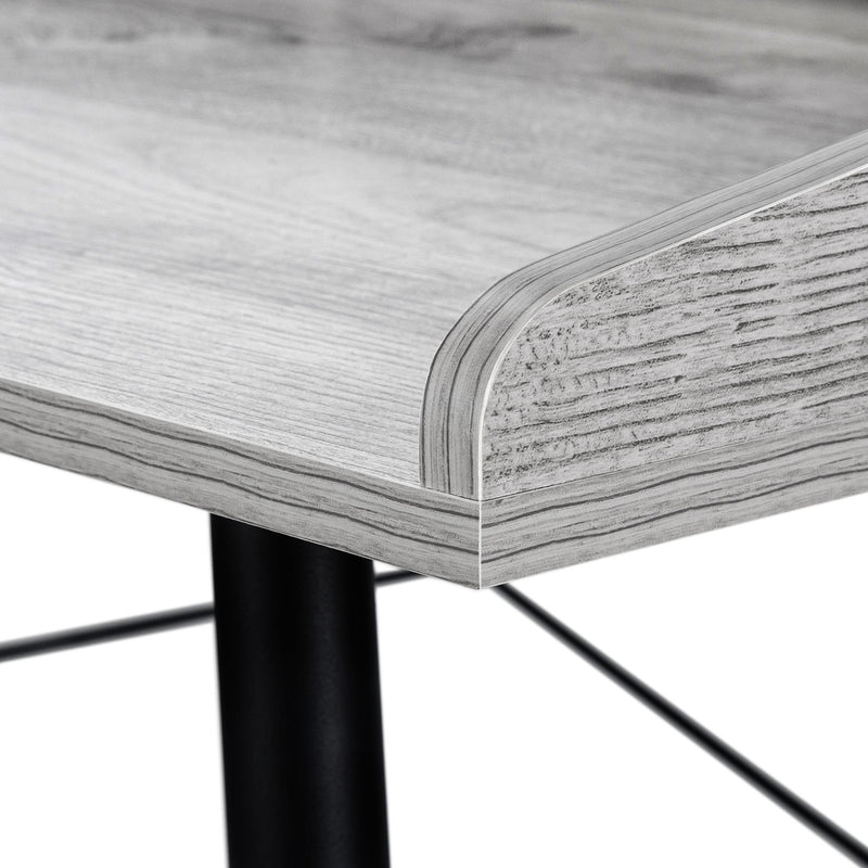 Monarch I 7541 Computer Desk - Grey/Black Metal IMAGE 6
