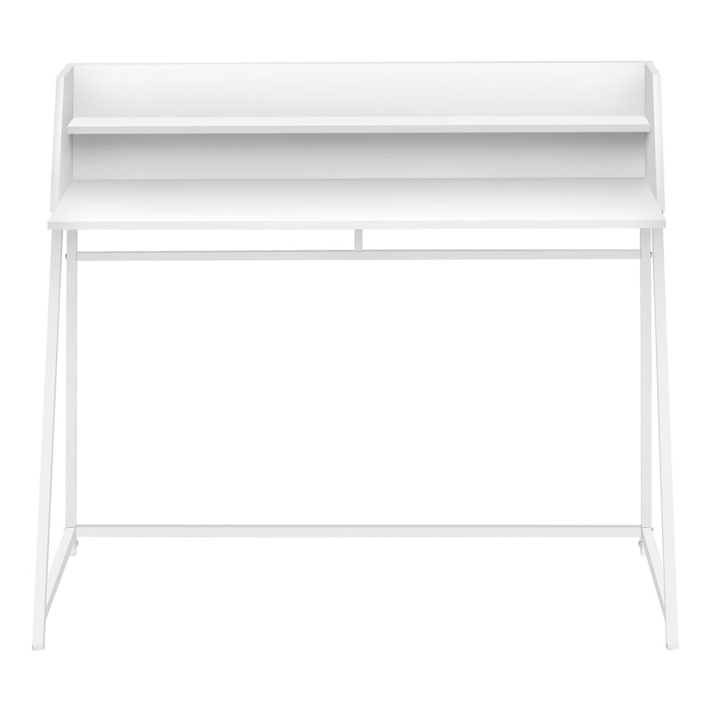 Monarch I 7545 Computer Desk - White/White Metal IMAGE 2
