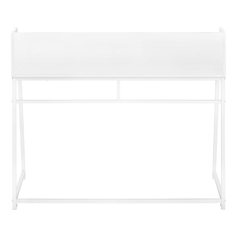 Monarch I 7545 Computer Desk - White/White Metal IMAGE 4