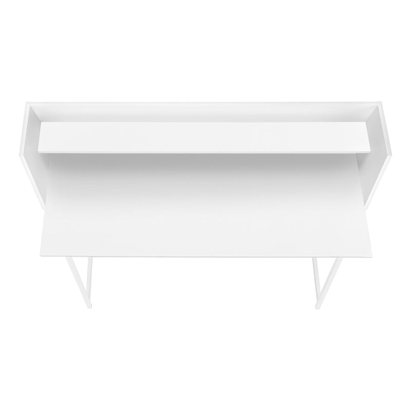 Monarch I 7545 Computer Desk - White/White Metal IMAGE 5