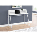 Monarch I 7545 Computer Desk - White/White Metal IMAGE 8