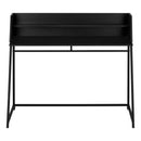 Monarch I 7547 Computer Desk - Black/Black Metal IMAGE 2