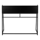 Monarch I 7547 Computer Desk - Black/Black Metal IMAGE 4