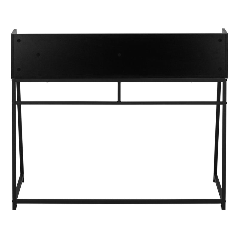 Monarch I 7547 Computer Desk - Black/Black Metal IMAGE 4