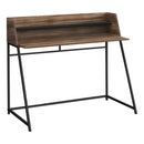 Monarch I 7548 Computer Desk - Brown Reclaimed Wood/Black Metal IMAGE 1