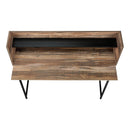 Monarch I 7548 Computer Desk - Brown Reclaimed Wood/Black Metal IMAGE 5