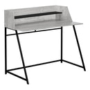 Monarch I 7551 Computer Desk - Grey/Black Metal IMAGE 1