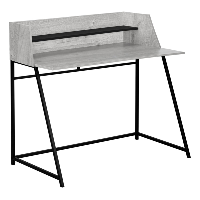 Monarch I 7551 Computer Desk - Grey/Black Metal IMAGE 1