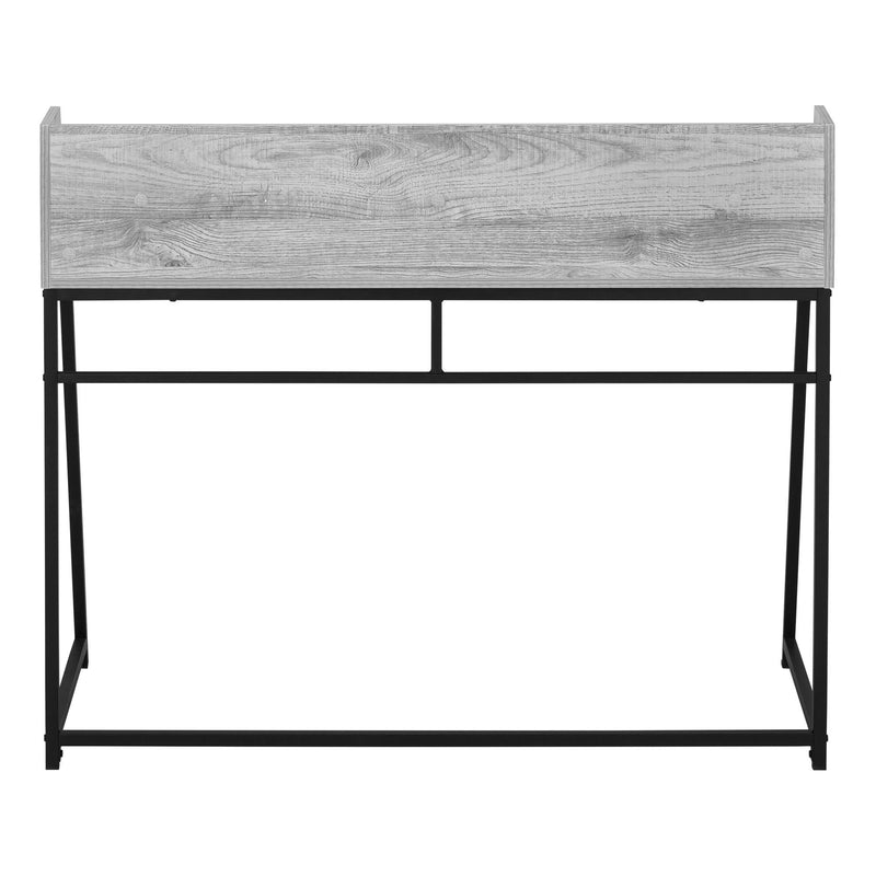 Monarch I 7551 Computer Desk - Grey/Black Metal IMAGE 4