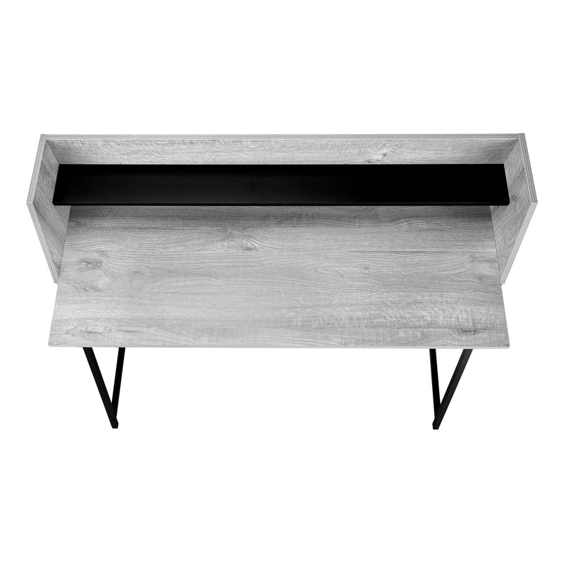 Monarch I 7551 Computer Desk - Grey/Black Metal IMAGE 5