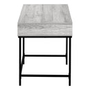 Monarch I 7553 Computer Desk - Grey/Black Metal IMAGE 3