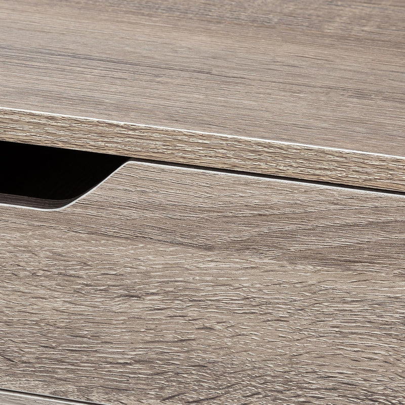 Monarch I 7555 Computer Desk - Dark taupe/Black Metal IMAGE 6