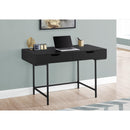 Monarch I 7556 Computer Desk - Black/Black Metal IMAGE 9