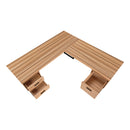 Monarch I 7612 Computer Desk - Reclaimed Wood/Black Metal IMAGE 5