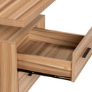 Monarch I 7612 Computer Desk - Reclaimed Wood/Black Metal IMAGE 7