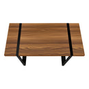 Monarch I 7655 Computer Desk - Walnut/Black Metal IMAGE 3