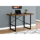 Monarch I 7655 Computer Desk - Walnut/Black Metal IMAGE 8