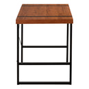 Monarch I 7656 Computer Desk - Cherry/Black Metal IMAGE 4