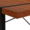 Monarch I 7656 Computer Desk - Cherry/Black Metal IMAGE 6