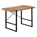 Monarch I 7657 Computer Desk - Light Reclaimed Wood/Black Metal IMAGE 1