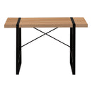 Monarch I 7657 Computer Desk - Light Reclaimed Wood/Black Metal IMAGE 2