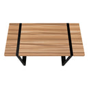 Monarch I 7657 Computer Desk - Light Reclaimed Wood/Black Metal IMAGE 3