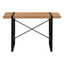Monarch I 7657 Computer Desk - Light Reclaimed Wood/Black Metal IMAGE 5