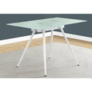 Monarch I 1032 Computer Desk - White/Tempered Glass IMAGE 3
