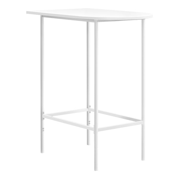 Monarch I 2376 Home Bar - White/Metal IMAGE 1