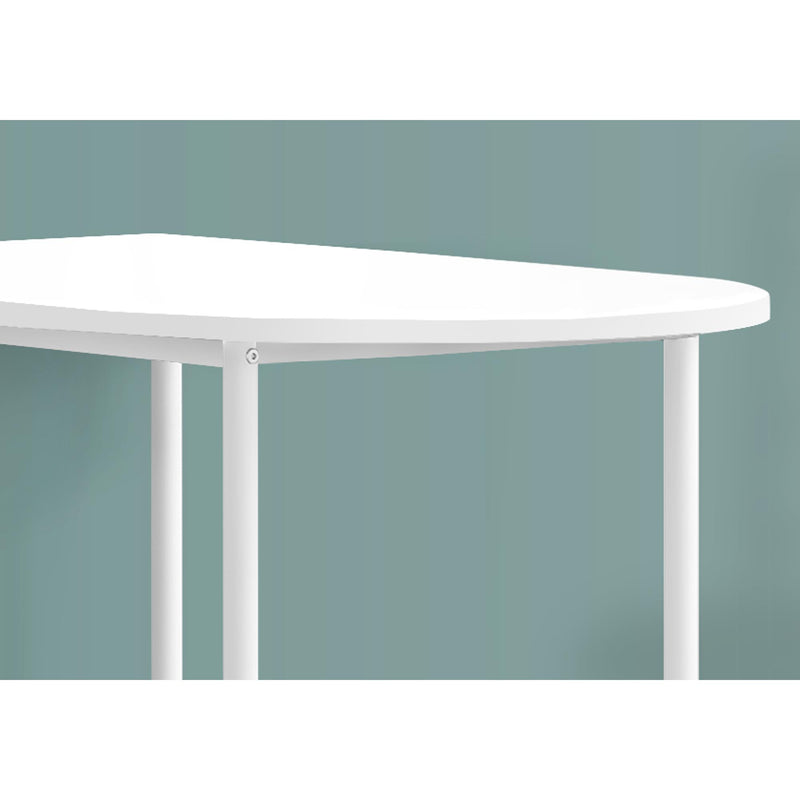 Monarch I 2376 Home Bar - White/Metal IMAGE 3