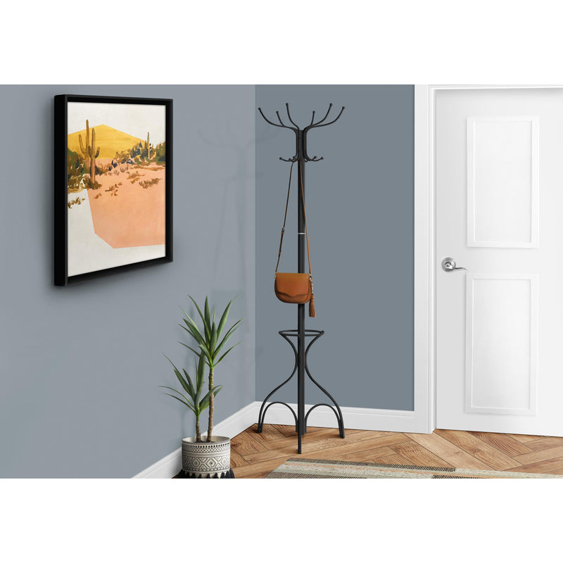 Monarch I 2031 Coat Rack - Black IMAGE 2