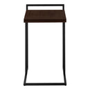 Monarch I 3635 Accent Table - Espresso/Black Metal IMAGE 3