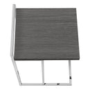 Monarch I 3637 Accent Table - Grey/Chrome Metal IMAGE 5