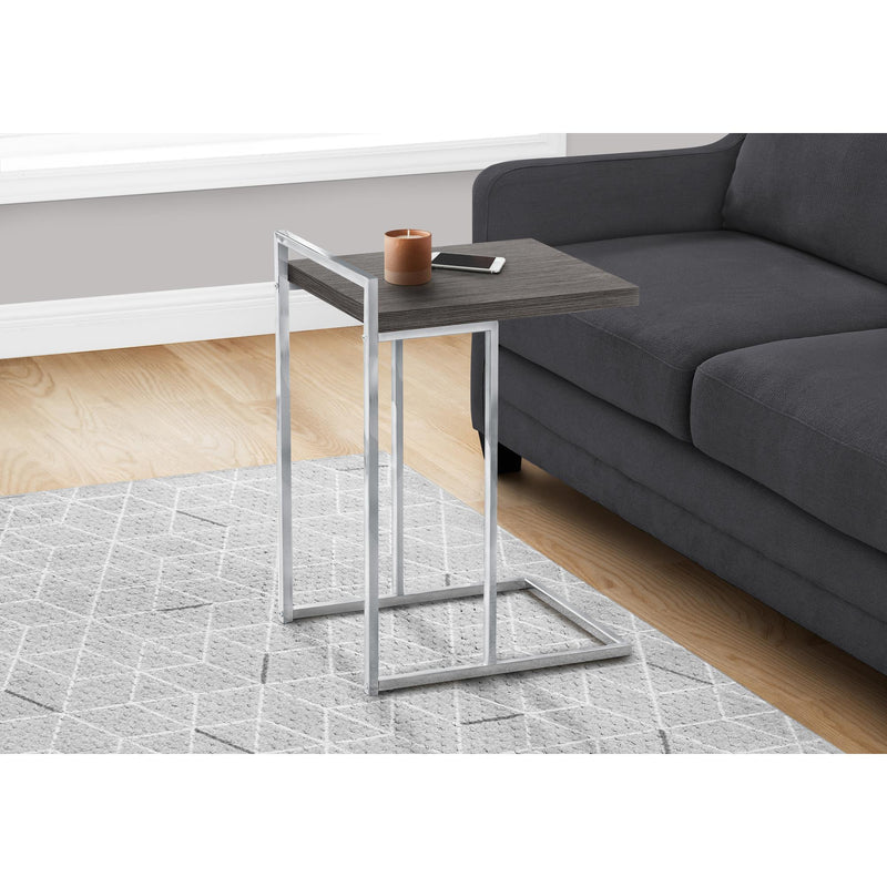 Monarch I 3637 Accent Table - Grey/Chrome Metal IMAGE 8