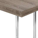 Monarch I 3638 Accent Table - Dark Taupe/Chrome Metal IMAGE 6