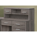 Monarch I 7318 Computer Desk - Dark Taupe IMAGE 3