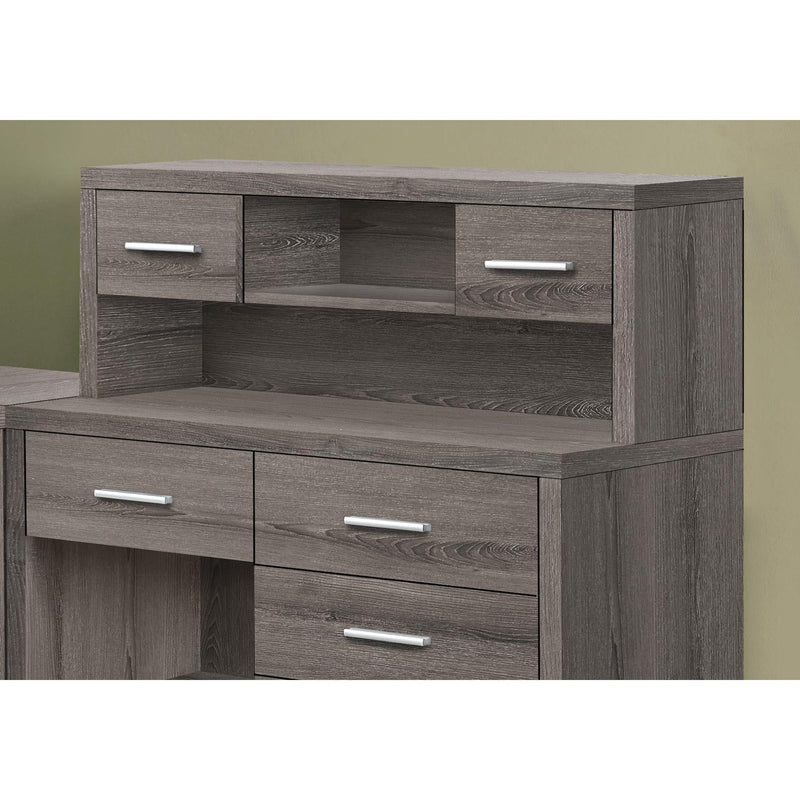 Monarch I 7318 Computer Desk - Dark Taupe IMAGE 3